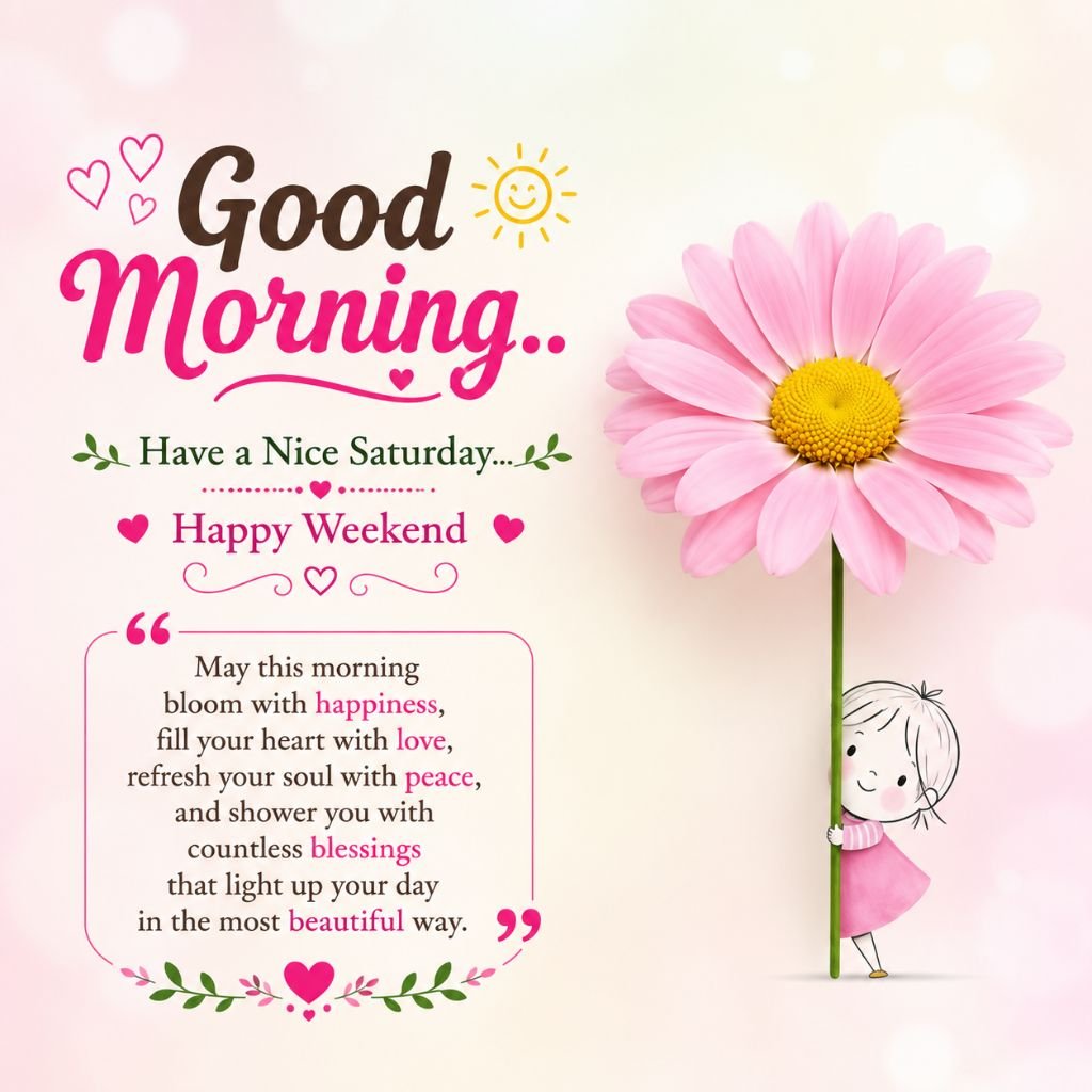 a pink daisy flower saturday blessings pictures