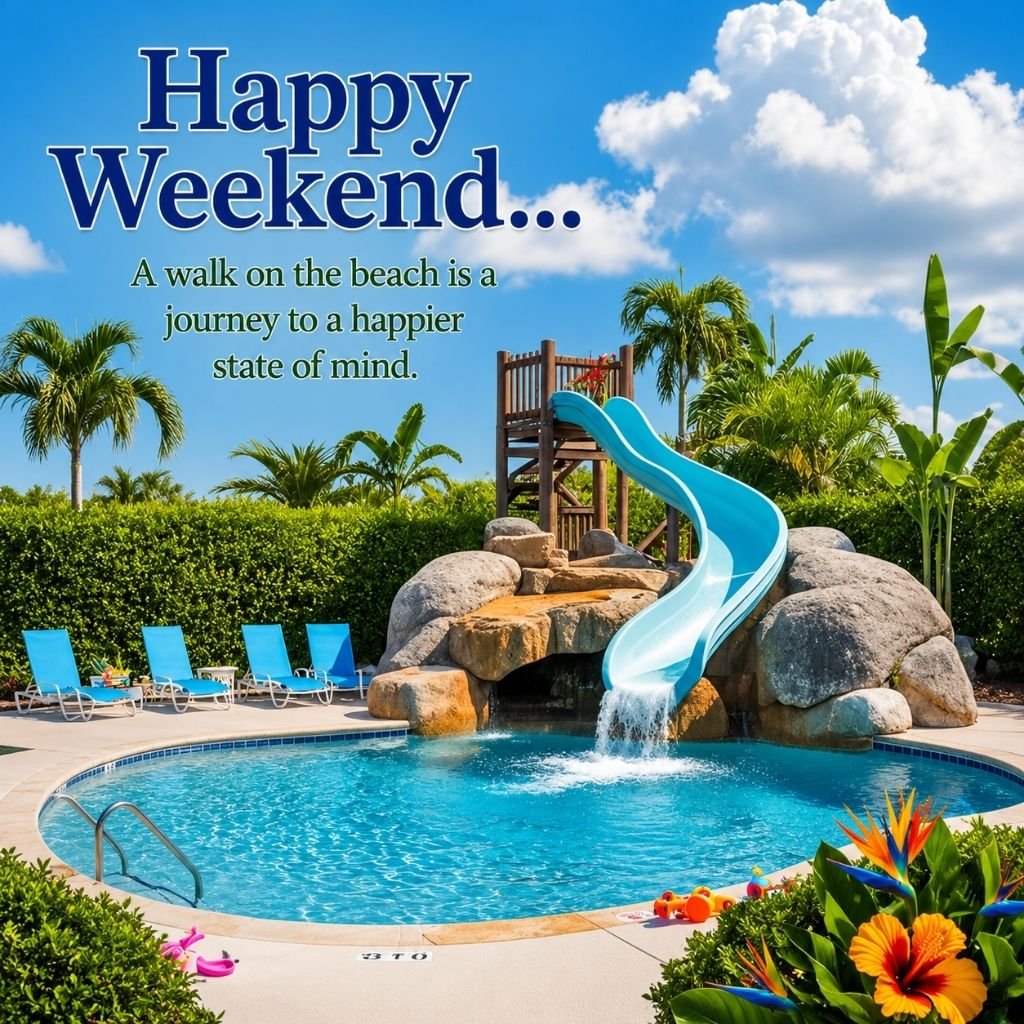a waterslide weekend blessings pictures