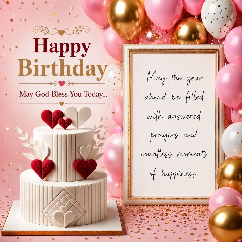 a white tiered cake birthday wishes for childhood friend