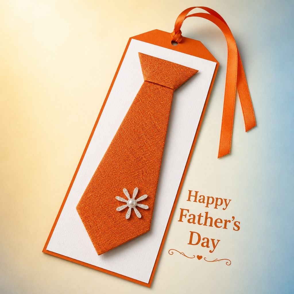 an orange necktie craft happy fathers day images free
