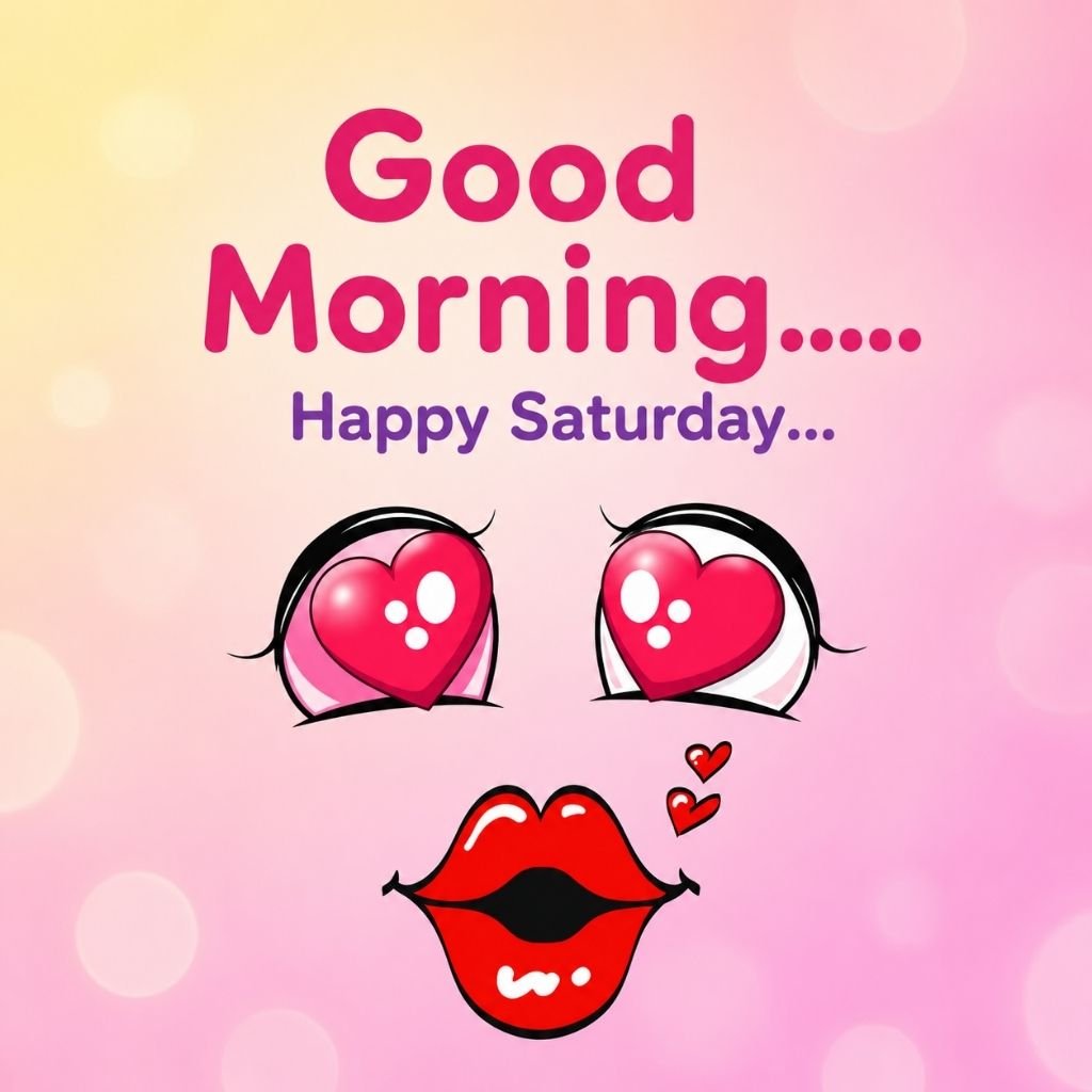 cartoon face with cute saturday images