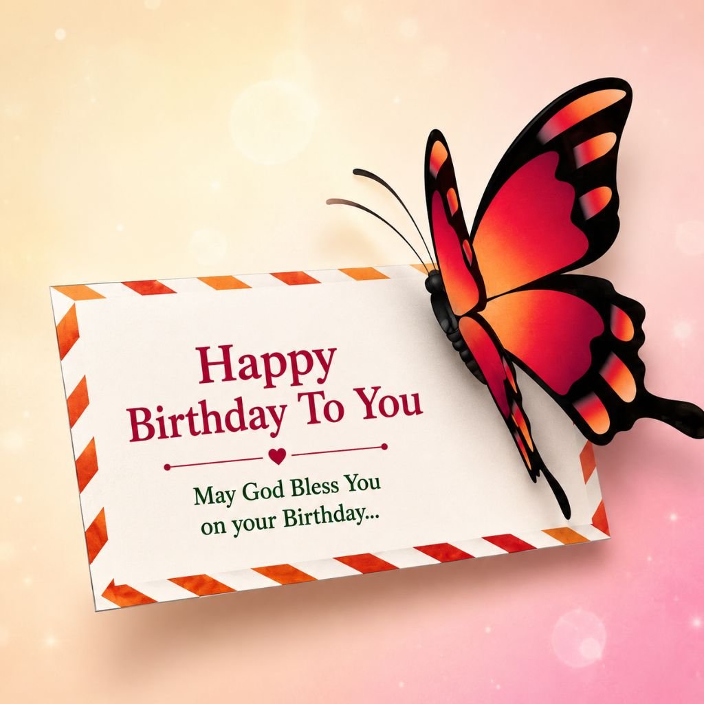 colorful butterfly birthday blessings pics