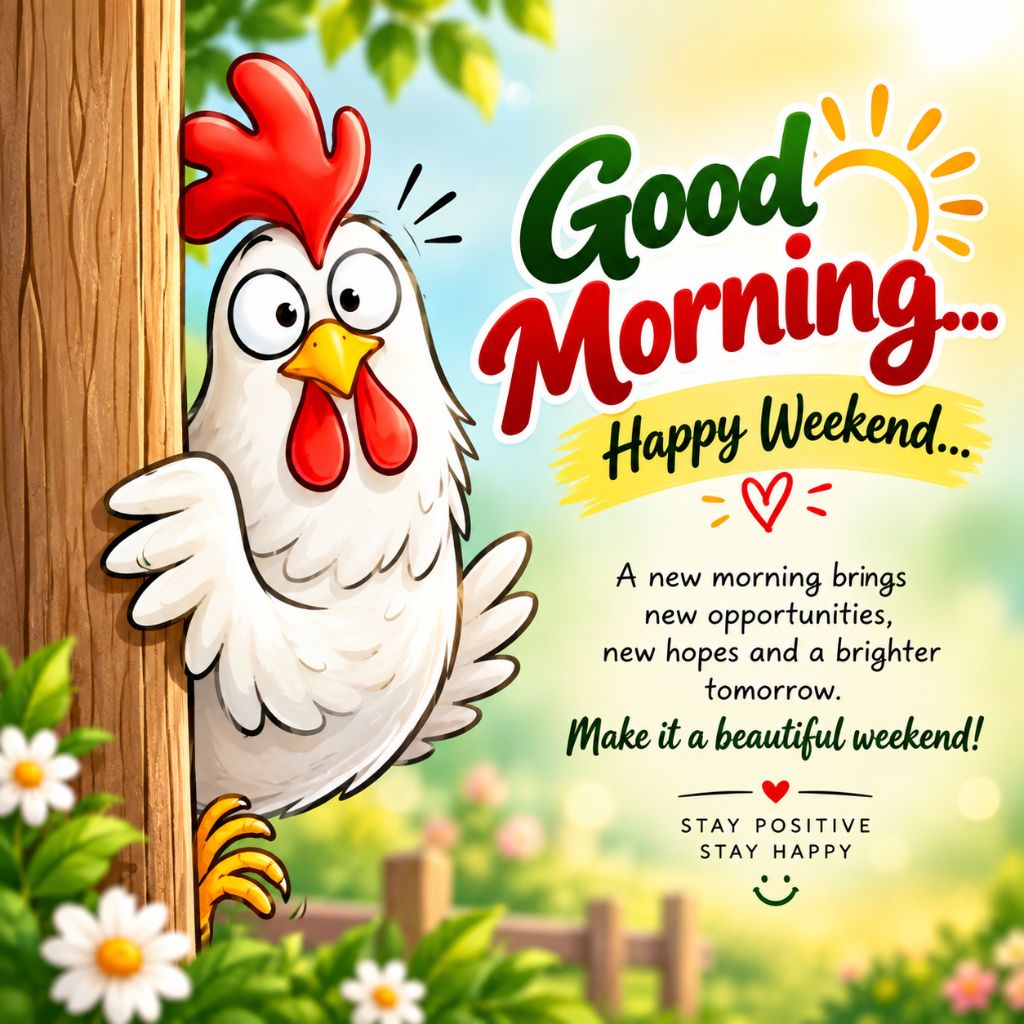 good morning happy weekend images with quotes for whatsapp