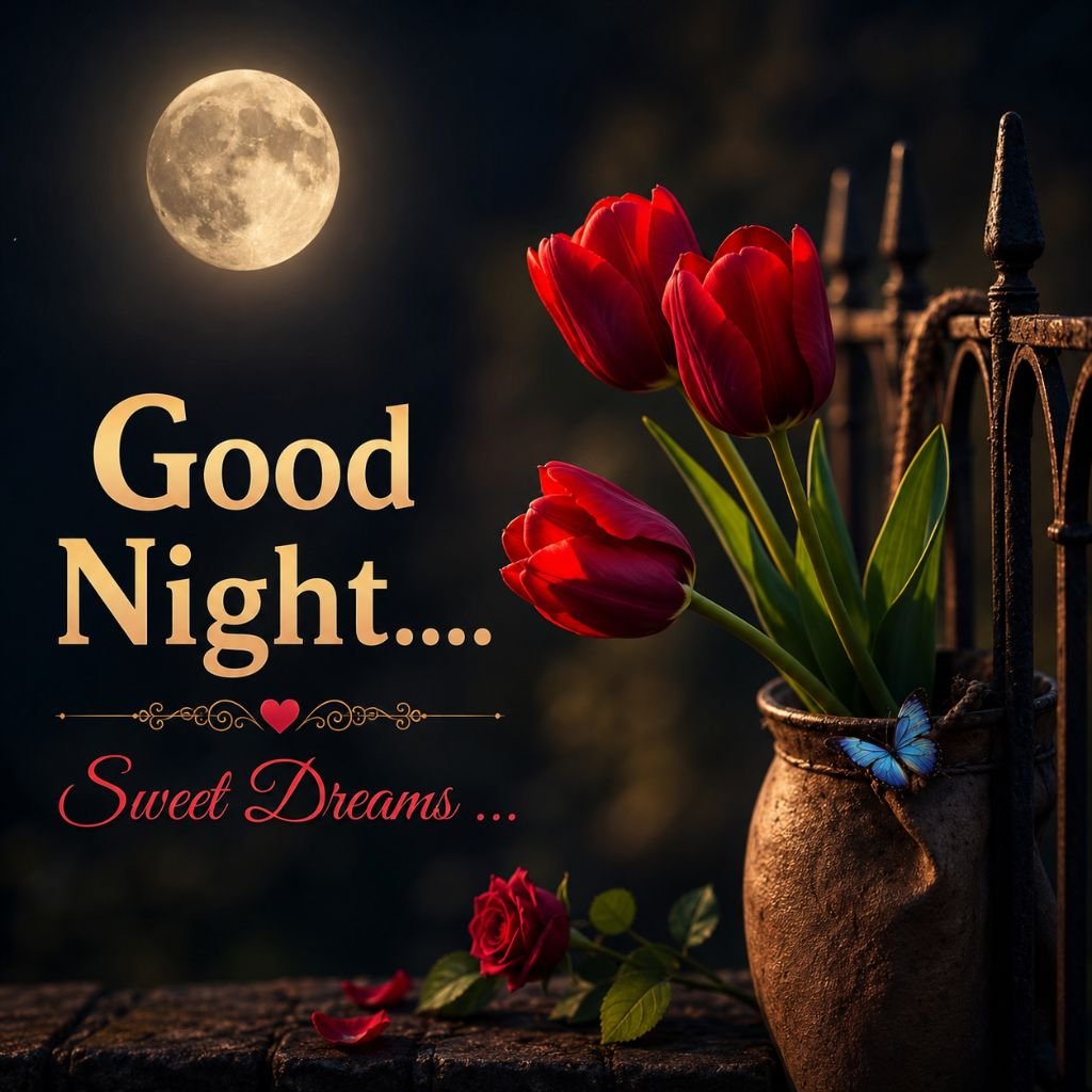 good night flower pics
