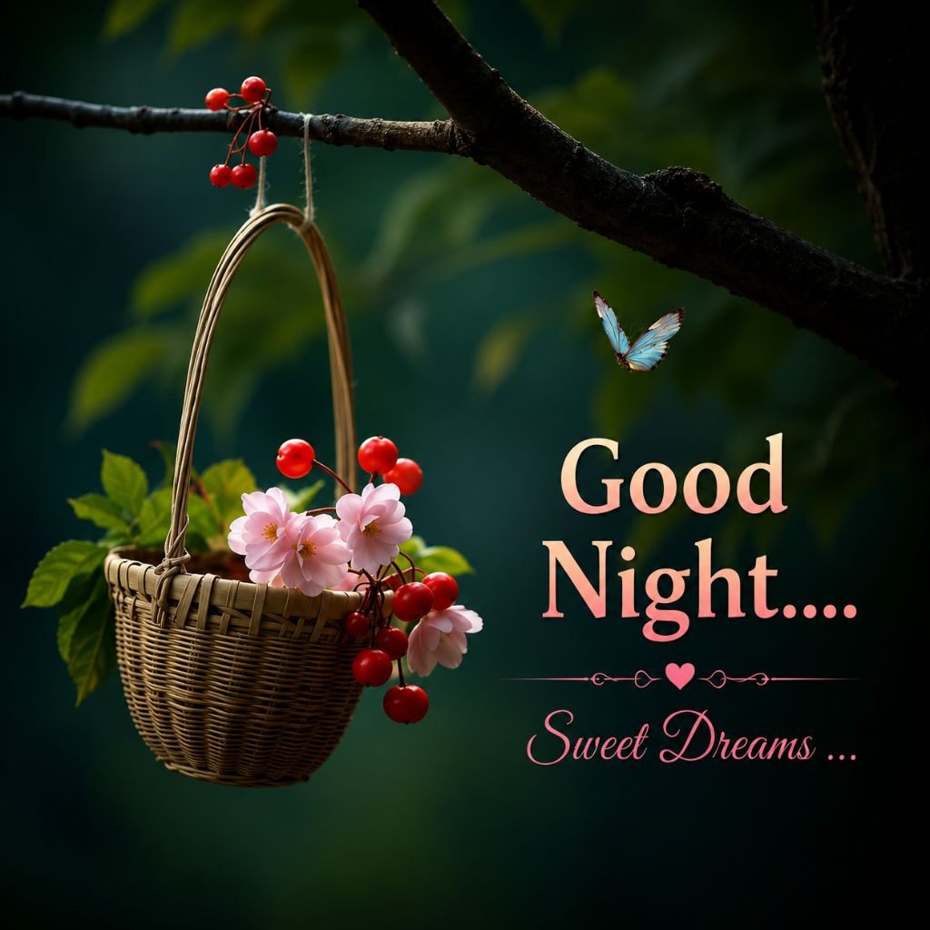 good night flowers images
