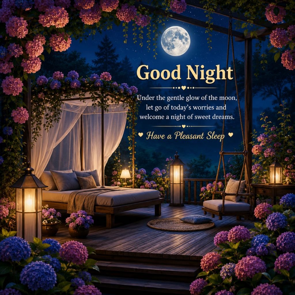 good night friends pic