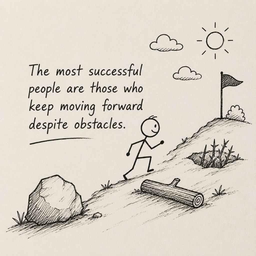 overcoming obstacles positive quotes for work