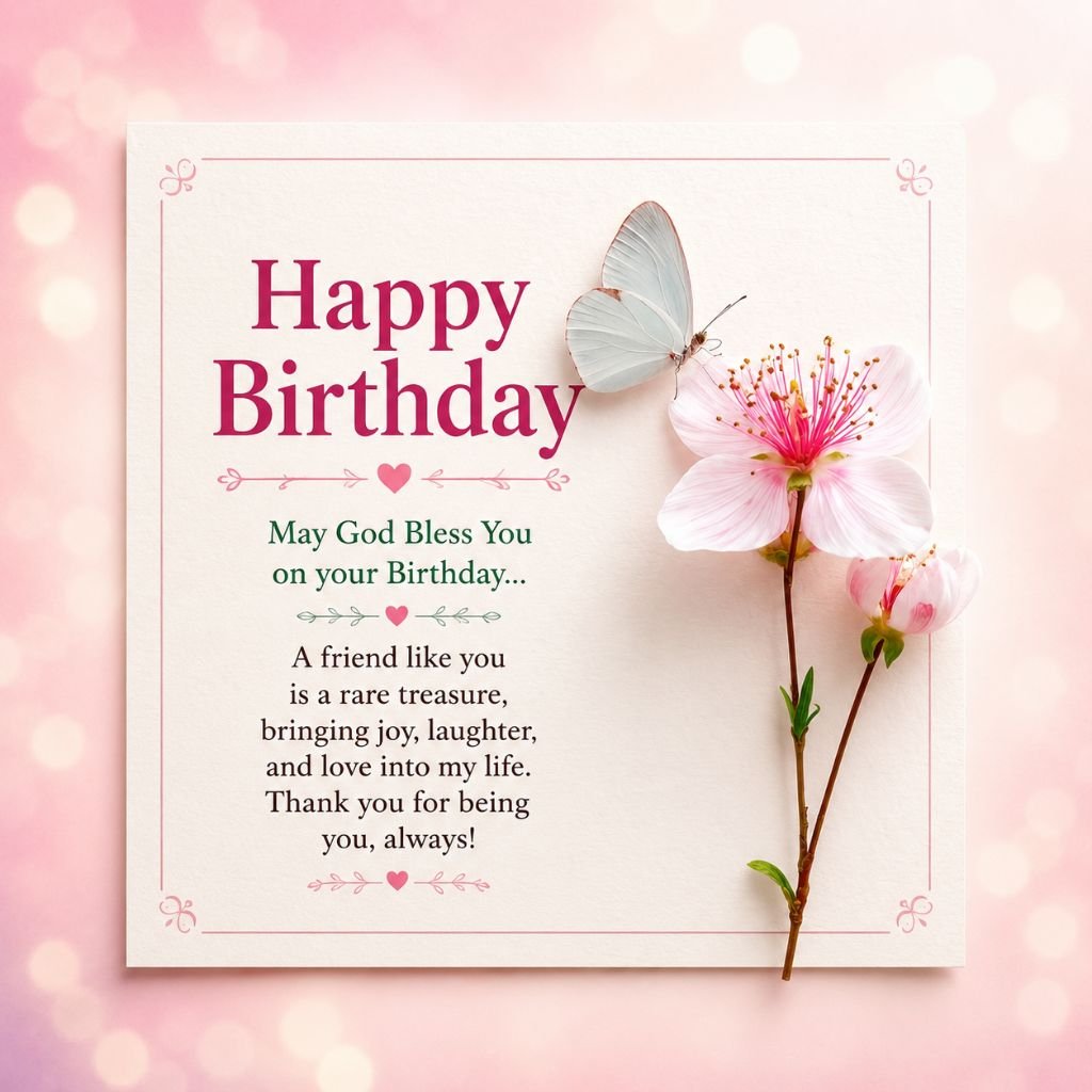 pink blossom flowers happy birthday best friend images