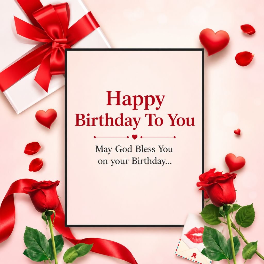 red roses birthday greeting cards for special friend