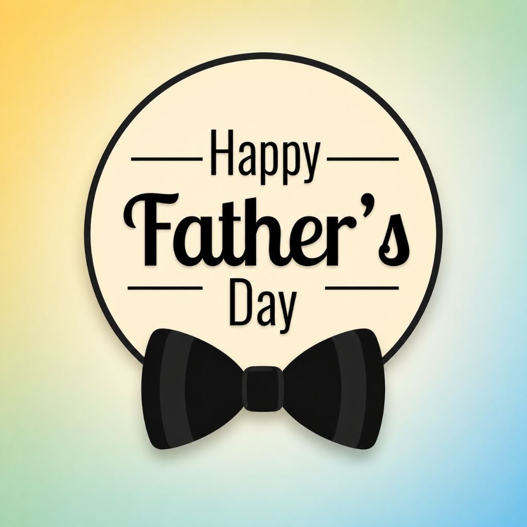 stylish bow tie Happy Father’s Day