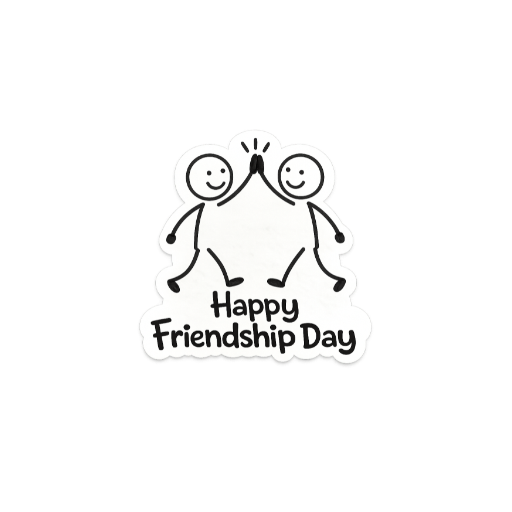 High-Five Friends Sticker