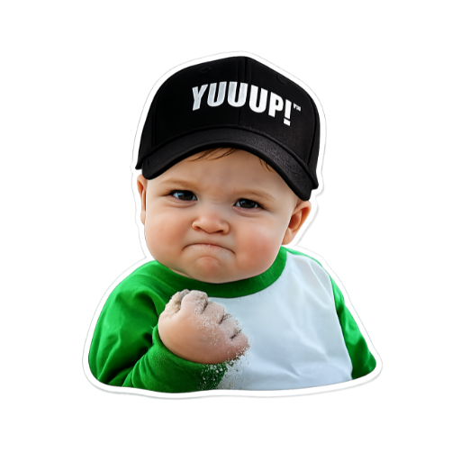 Success Baby Meme Sticker