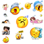 sleepy stickers