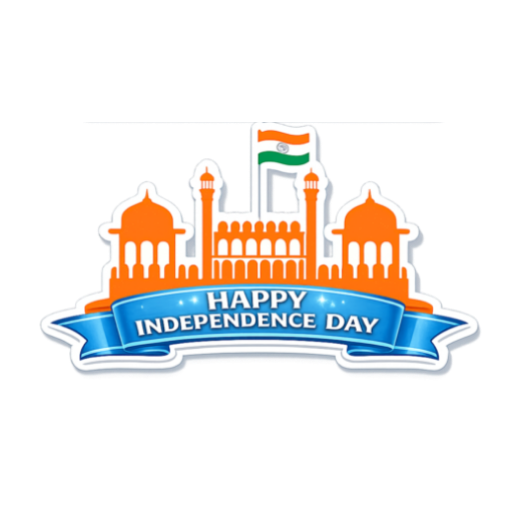 Happy independence day stickers png
