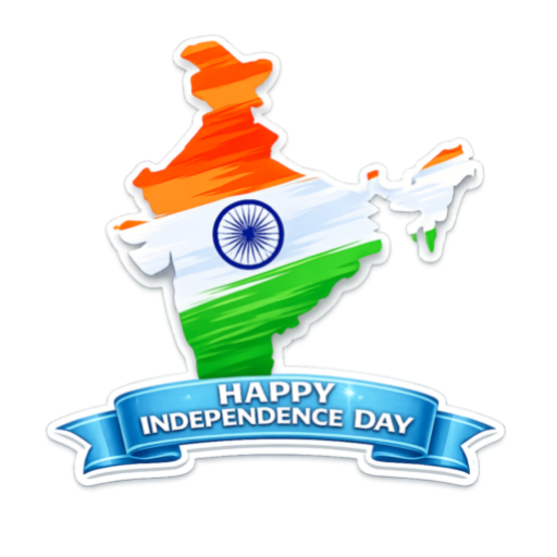 Indian independence day stickers free