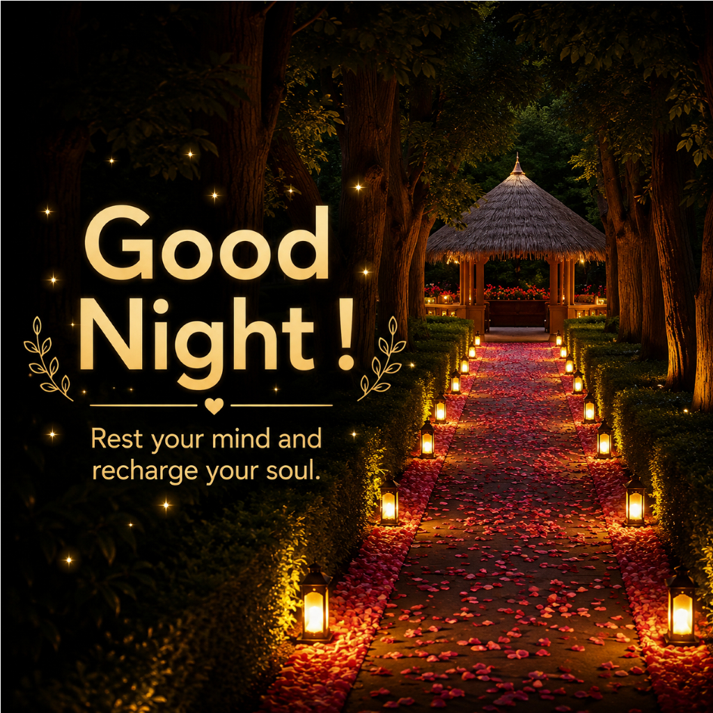 cute good night images