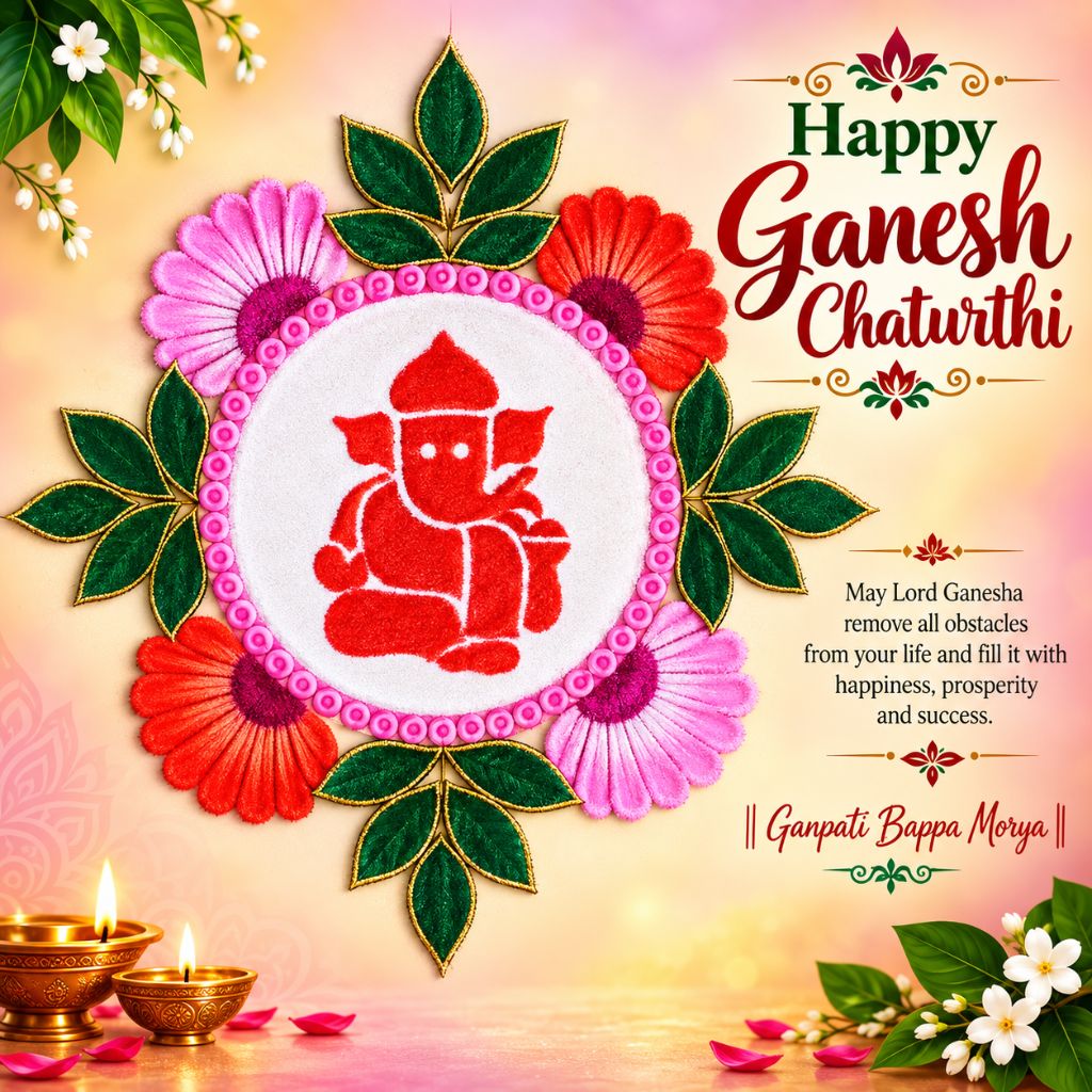happy ganesh chaturthi 2026 wishes images with quotes