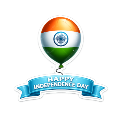 happy independence day sticker