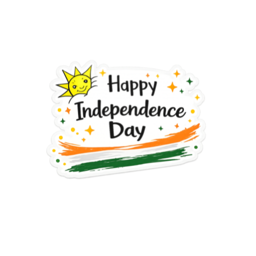 happy independence day sticker