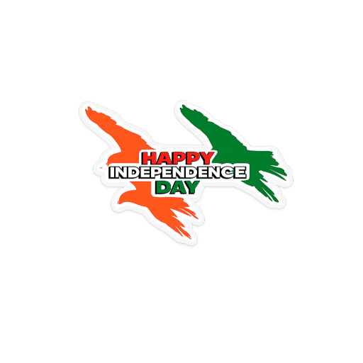indian independence day stickers