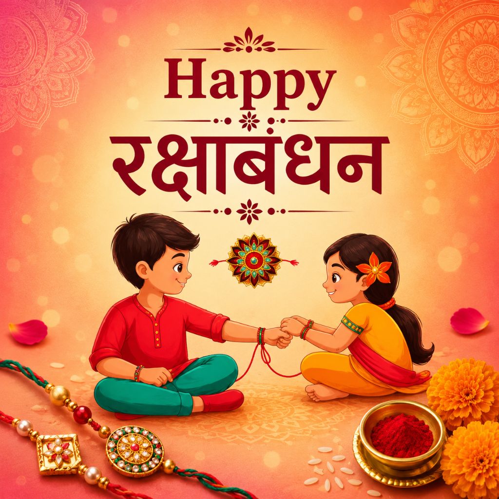 raksha bandhan images brother and sister
