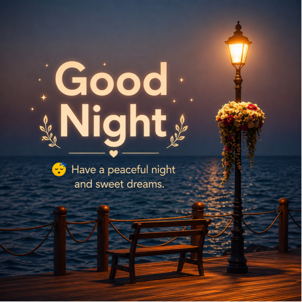 wishes good night images